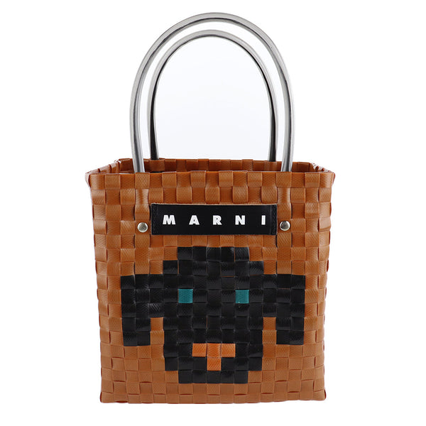 【超特価アウトレットセール！】人気アイテム再入荷！MARNI(マルニ) MARKET アニマルバスケットバッグトートバッグ 人気 カゴバッグ